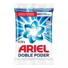 Caja Detergente Ariel 36 Bolsas De 250 Gramos