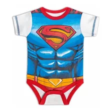 Body Para Bebé Superman , Superheroe Algodón 100%