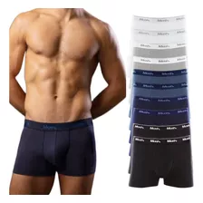 Kit 10 Cuecas Masculina Boxer Mash Algodão Cotton Box Básico