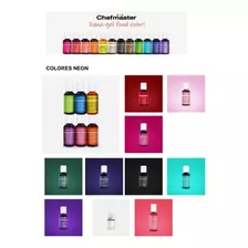 Colorante En Gel Chefmaster 0.7oz (20gr) Variedad De Colores