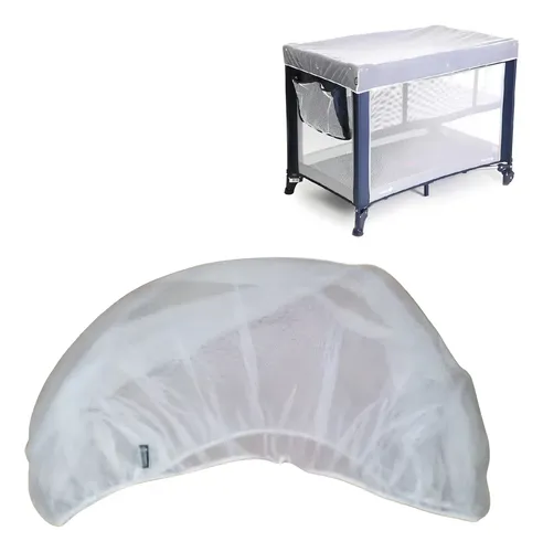 Mosquiteiro P/ Mini Berço Portátil Safety Mini Play Original Branco