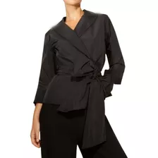 Blusa Satén Fiesta Kimono Japonés Lazo Muy Elegante Gothic 