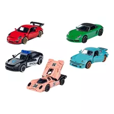 Pack 5 Miniaturas - 1:64 - Porsche Edition - Majorette