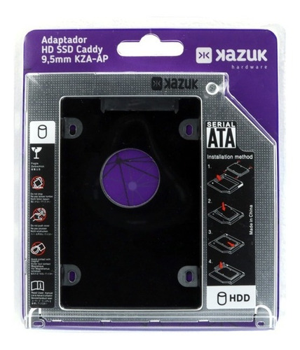 Adaptador Hd Ssd Caddy 9,5mm Compatível Com Apple - Kazuk