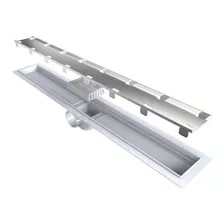 Ralo Linear Para Banheiro Piscina 60cm Tampa Oculta Inox 