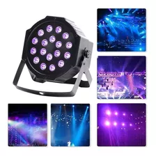 Foco 18 Led Uv Negro Luz Dmx Fiesta Fluor