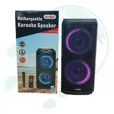 Parlante Cabina 8×2 Pulgadas Bluetooth Recargable Karaoke