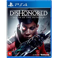 Jogo Midia Fisica Dishonored Death Of The Outsider Para Ps4