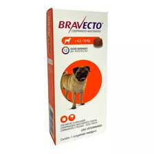 Bravecto Antipulgas Carrapato Cachorro 4,5kg A 10kg