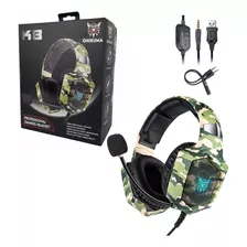 Fone Ouvido Headset Gamer Camuflado Profissional Onikuma K8