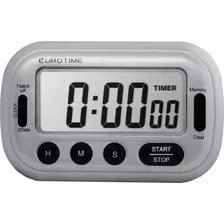 Reloj Timer Profesional Eurotime Gris 89/2400 C/ Iman