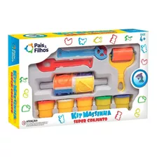 Kit Massinha Super Conjunto - Pais E Filhos