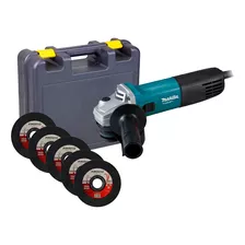 Kit Esmerilhadeira 850w Makita M9510 5 Disco Maleta 220v Nf