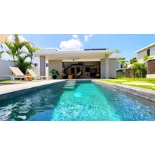 Las Terrenas: Elegante Villa De 3 Hab. Amueblada