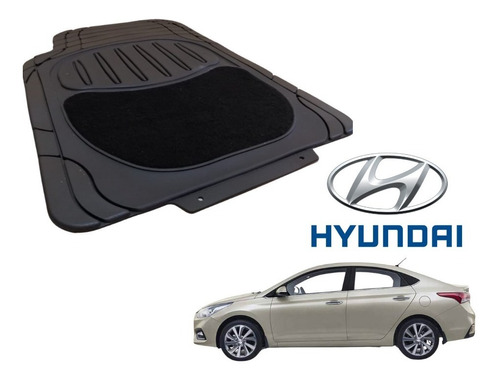 Kit De Tapetes Uso Rudo Para Hyundai Accent Sedan Foto 3