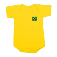 Body Camiseta Infantil Brasil