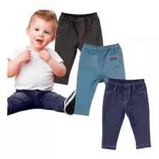 Kit Com 3 Calça Saruel Menino Menina Até 2 Anos Frete Gratis