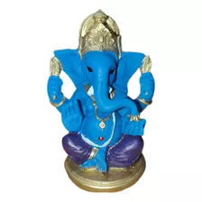 Ganesh Figura Resina Dios De La Prosperidad 12 Cm Preparada