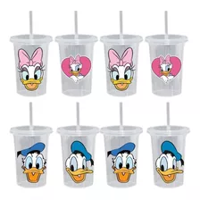 Vaso Personalizado Tapa Y Popote 500ml 40 Pzas