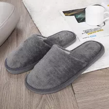 Los Hombres Cálidos De La Casa De Felpa Suave Zapatillas Int