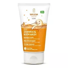 Shampoo Y Gel De Ducha 2 En 1 Naranja Weleda Apto Celiaco Y Vegano