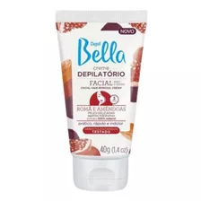 Creme Depilatório Facial Depil Bella Romã E Amêndoas 40g