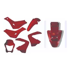 Kit Carenagem Com Adesivo Nx400 Falcon Vermelho 2002