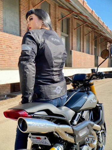 Chaqueta De Moto Alpha Cycle Gear, Con Proteccin Foto 6