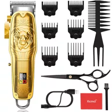 Máquina De Cortar Pelo Kemei Gold Lion Tx-2 Profesional