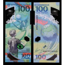 Billete Rusia De 100 Rublos Del Mundial De Fútbol 2018