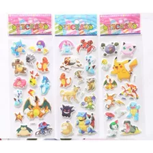 Pokemos Pickachu Stickers 10 Laminas /unidades