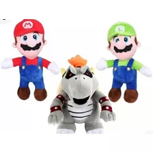 Peluche Súper Mario Bros + Bowser + Luigi Envio Gratis