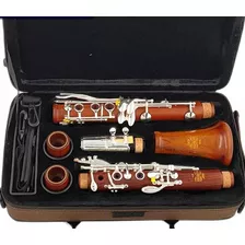 Clarinete Moresky M13 Sib Madeira Jacarandá Acessórios + Nf 