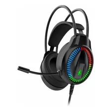 Headset Gamer K-mex Ar89 Rgb Surround 7.1 Usb Com Microfone