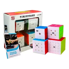 Caja De Cubos Qiyi 2-3-4-5 Gift Box (stickerless)