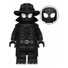 Boneco Blocos De Montar Homem Aranha Noir Aranhaverso