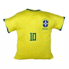 Almofada Decorativa Em Formato De Camisa Jogadores Futebol