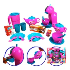 Brinquedo Menina Cozinha Infantil Chazinho Chef Kids 22 Pçs