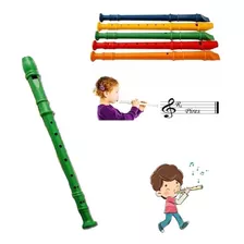 Flauta Doce Maluca Cores Festa Instrumento Musical Infantil Cor Estoque