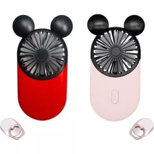 Decolife Cute Mouse Mini Ventilador, Ventilador Portátil Y R