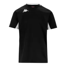 Polo Kappa Kappa4rugby Bemi Black-white Hombre