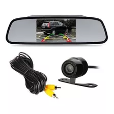 Kit De Monitor De Espejo Retrovisor De Coche Tft Lcd De 4,3 