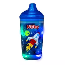 Copo Térmico Pisca-pisca 300ml Easy Sip Azul Nb10560012 Nuby