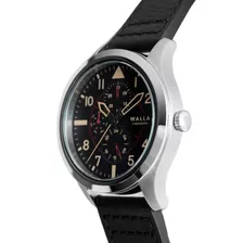 Reloj Hombre Walla - Timekeeper - Steel Black - Seiko