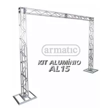 Treliças Kit Trave Box Truss Al15 Alumínio 2,5/3m Armatic