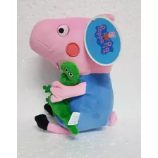 Pelúcia George Pig Irmão Da Peppa Pig 19 Cm Lindo Presente