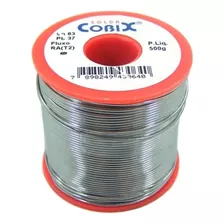 Solda Estanho 1.0mm C/ Fluxo 63x37 (snxpb) 500g - Cobix 110v/220v