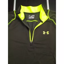 Padrisima Sudadera Under Armour Talla L - Xl Fit Verde, Nike