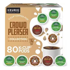 Cafe Keurig Crowd Pleaser Variety Pack Collection, 80 Pods
