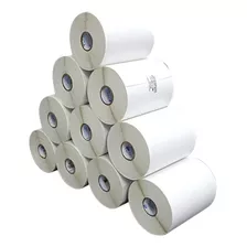 10 Rls Etiqueta 100x30mm Couche Adesiva Cor Branco Opção Etiquetas